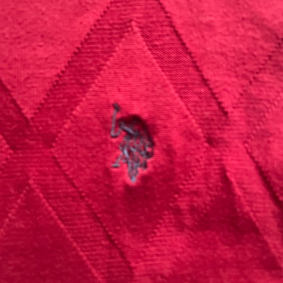 Vintage US Polo Ralph Lauren Sweater Vest Size XXL V Neck Maroon 100% Co… - Picture 4 of 7